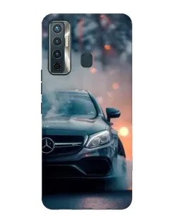 Чохол для TECNO Camon 17 з картинкою «Mercedes — нічне місто»