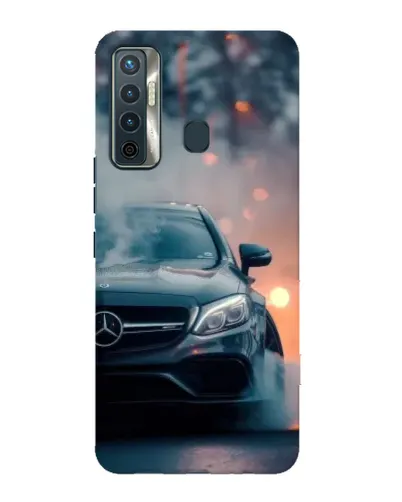 Чохол для TECNO Camon 17 з картинкою «Mercedes — нічне місто»