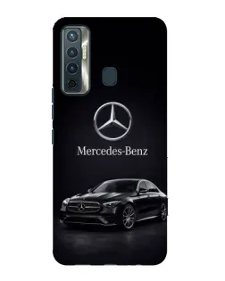 Чохол для TECNO Camon 17 з картинкою «Mercedes — решітка радіатора»