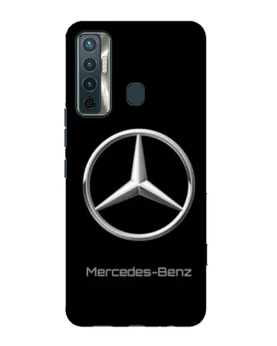 Чохол для TECNO Camon 17 з картинкою «Mercedes Silver Logo»