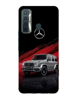 Чохол для TECNO Camon 17 з картинкою «Mercedes G-Class червоний»