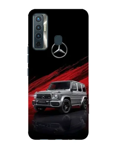 Чохол для TECNO Camon 17 з картинкою «Mercedes G-Class червоний»
