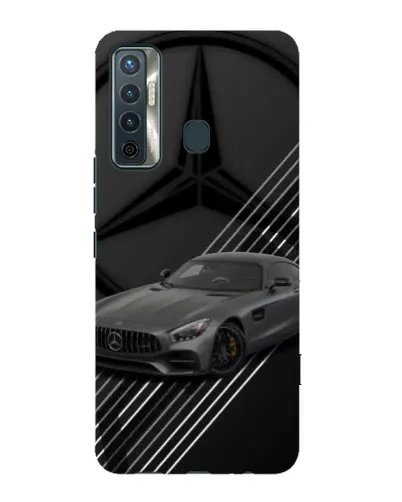 Чохол для TECNO Camon 17 з картинкою «Mercedes AMG — графіка»