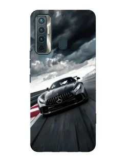 Чохол для TECNO Camon 17 з картинкою «Гоночний Mercedes AMG»