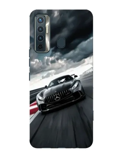 Чохол для TECNO Camon 17 з картинкою «Гоночний Mercedes AMG»