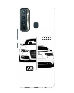 Чохол для TECNO Camon 17 з картинкою «Audi — контрастний дизайн»