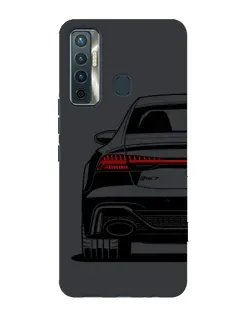 Чохол для TECNO Camon 17 з картинкою «Задня частина Audi — арт»