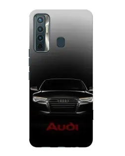 Чохол для TECNO Camon 17 з картинкою «Audi — градієнтний контур»