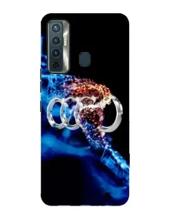 Чохол для TECNO Camon 17 з картинкою «Енергія лого Audi»