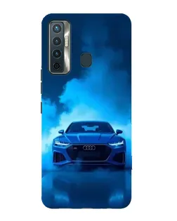Чохол для TECNO Camon 17 з картинкою «Audi — блакитна енергія»