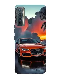 Чохол для TECNO Camon 17 з картинкою «Audi — захід сонця»