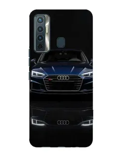 Чохол для TECNO Camon 17 з картинкою «Audi — нічне відображення»