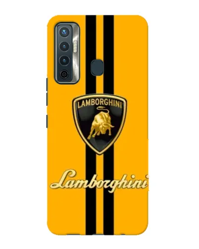 Чохол для TECNO Camon 17 з картинкою «Lamborghini Stripe жовтий» Чохол для TECNO Camon 17 з картинкою «Lamborghini Stripe жовтий»