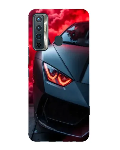 Чохол для TECNO Camon 17 з картинкою «Lamborghini червоне сяйво» Чохол для TECNO Camon 17 з картинкою «Lamborghini червоне сяйво»