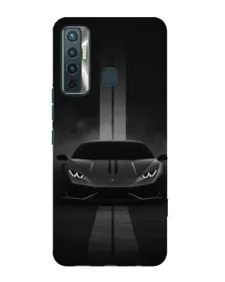 Чохол для TECNO Camon 17 з картинкою «Lamborghini симетрія доріг»