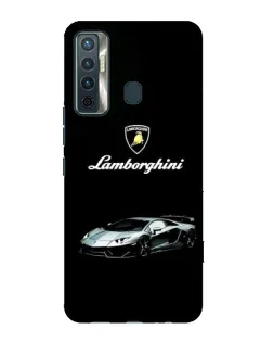 Чохол для TECNO Camon 17 з картинкою «Логотип Lamborghini класика»