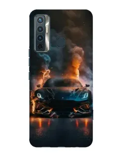 Чохол для TECNO Camon 17 з картинкою «Lamborghini димна естетика»