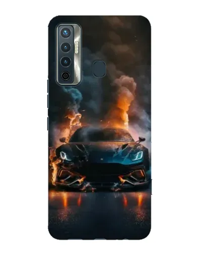Чохол для TECNO Camon 17 з картинкою «Lamborghini димна естетика» Чохол для TECNO Camon 17 з картинкою «Lamborghini димна естетика»