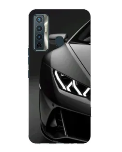 Чохол для TECNO Camon 17 з картинкою «Lamborghini фари деталізація»