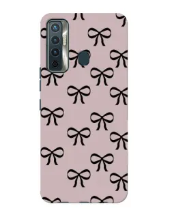 Чохол для TECNO Camon 17 з картинкою «Чорні бантики» Чохол для TECNO Camon 17 з картинкою «Чорні бантики»