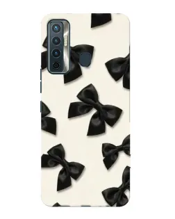 Чохол для TECNO Camon 17 з картинкою «Чорні бантики» Чохол для TECNO Camon 17 з картинкою «Чорні бантики»