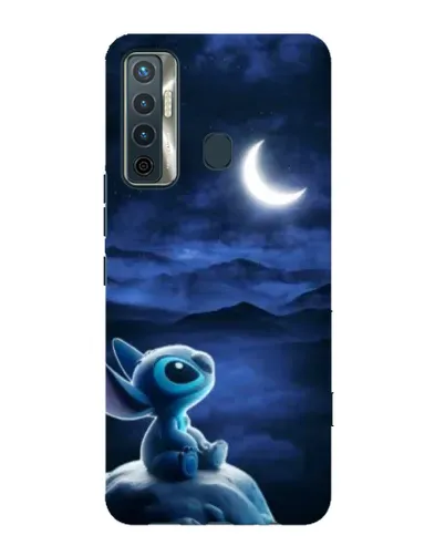 Чохол для TECNO Camon 17 з картинкою «Місячна ніч Стіча»