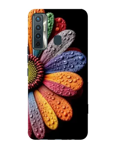 Чохол для TECNO Camon 17 з картинкою «Райдужна квітка» Чохол для TECNO Camon 17 з картинкою «Райдужна квітка»