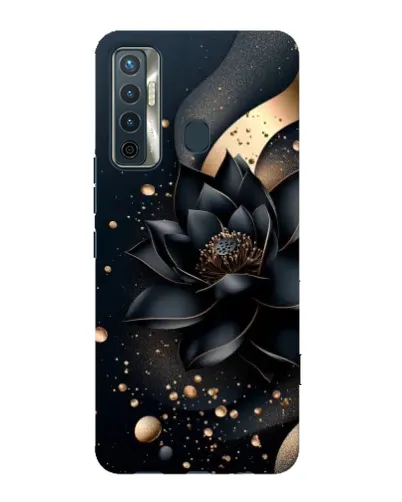 Чохол для TECNO Camon 17 з картинкою «Чорний лотос» Чохол для TECNO Camon 17 з картинкою «Чорний лотос»