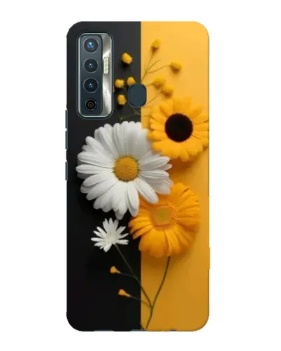 Чохол для TECNO Camon 17 з картинкою «Соняшник та ромашка» Чохол для TECNO Camon 17 з картинкою «Соняшник та ромашка»