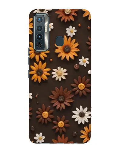 Чохол для TECNO Camon 17 з картинкою «Візерунок з маленьких соняшників» Чохол для TECNO Camon 17 з картинкою «Візерунок з маленьких соняшників»