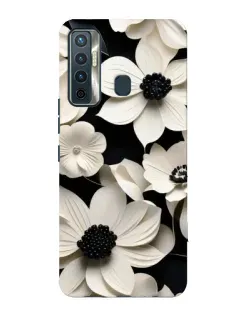Чохол для TECNO Camon 17 з картинкою «Об'ємні білі квіти» Чохол для TECNO Camon 17 з картинкою «Об'ємні білі квіти»