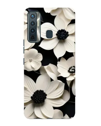 Чохол для TECNO Camon 17 з картинкою «Об'ємні білі квіти» Чохол для TECNO Camon 17 з картинкою «Об'ємні білі квіти»