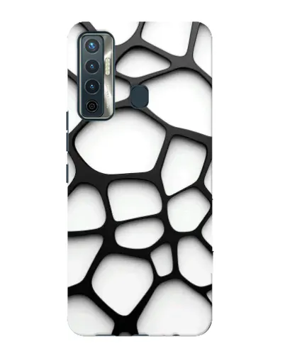 Чохол для TECNO Camon 17 з картинкою «Біла об'ємна сітка» Чохол для TECNO Camon 17 з картинкою «Біла об'ємна сітка»