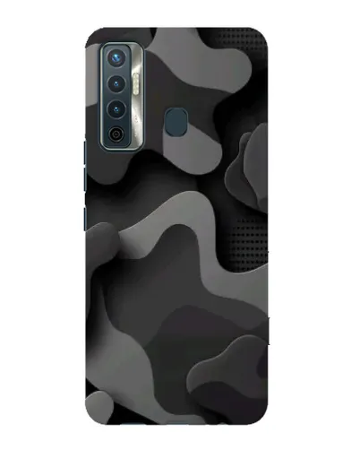 Чохол для TECNO Camon 17 з картинкою «Темний абстрактний камуфляж» Чохол для TECNO Camon 17 з картинкою «Темний абстрактний камуфляж»