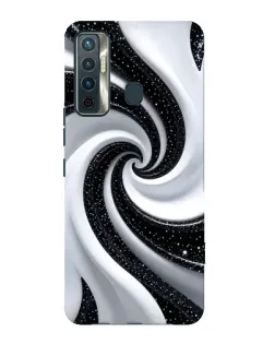 Чохол для TECNO Camon 17 з картинкою «Чорно-біла спіраль» Чохол для TECNO Camon 17 з картинкою «Чорно-біла спіраль»