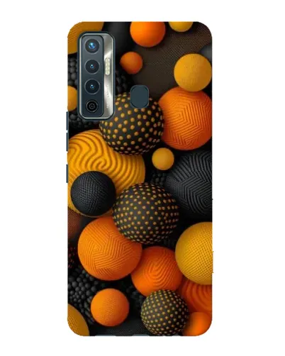 Чохол для TECNO Camon 17 з картинкою «Об'ємні помаранчеві сфери» Чохол для TECNO Camon 17 з картинкою «Об'ємні помаранчеві сфери»