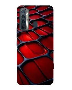 Чохол для TECNO Camon 17 з картинкою «Червона глянцева сітка» Чохол для TECNO Camon 17 з картинкою «Червона глянцева сітка»
