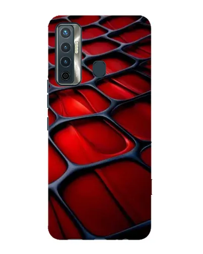 Чохол для TECNO Camon 17 з картинкою «Червона глянцева сітка» Чохол для TECNO Camon 17 з картинкою «Червона глянцева сітка»