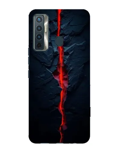 Чохол для TECNO Camon 17 з картинкою «Червона лавова тріщина» Чохол для TECNO Camon 17 з картинкою «Червона лавова тріщина»