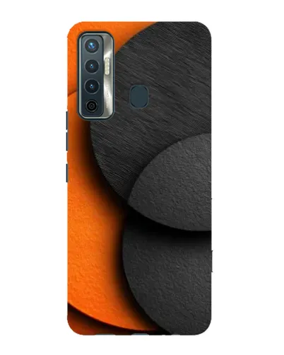 Чохол для TECNO Camon 17 з картинкою «Геометрія помаранчевих кіл» Чохол для TECNO Camon 17 з картинкою «Геометрія помаранчевих кіл»