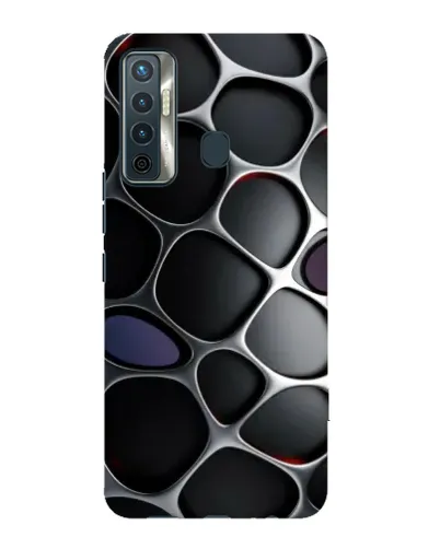 Чохол для TECNO Camon 17 з картинкою «Об'ємна темна решітка» Чохол для TECNO Camon 17 з картинкою «Об'ємна темна решітка»