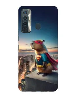 Чохол для TECNO Camon 17 з картинкою «Капі-мен супергерой»