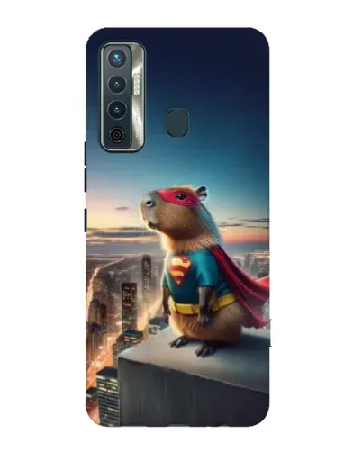 Чохол для TECNO Camon 17 з картинкою «Капі-мен супергерой»