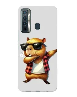 Чохол для TECNO Camon 17 з картинкою «Капібара репер даб»