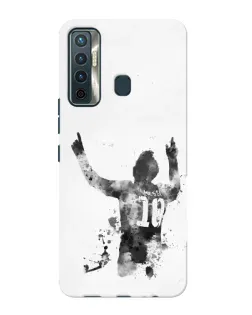 Чохол для TECNO Camon 17 з картинкою «Чорно-білий силует Мессі» Чохол для TECNO Camon 17 з картинкою «Чорно-білий силует Мессі»