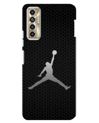 Чехол для TECNO Camon 17P (CG7n) с картинкой «Jordan Dark Carbon» Чехол для TECNO Camon 17P (CG7n) с картинкой «Jordan Dark Carbon»