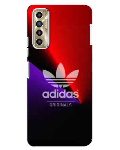 Чехол для TECNO Camon 17P (CG7n) с картинкой «Adidas Red Neon»
