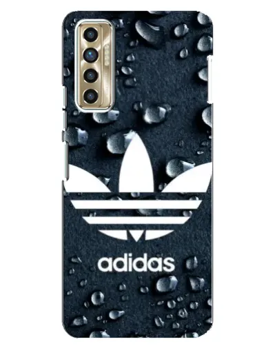 Чехол для TECNO Camon 17P (CG7n) с картинкой «Adidas Trefoil Blue»