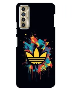 Чехол для TECNO Camon 17P (CG7n) с картинкой «Adidas Splash»