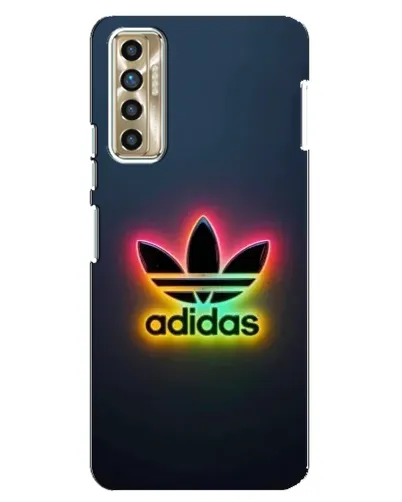 Чехол для TECNO Camon 17P (CG7n) с картинкой «Неоновый Adidas»